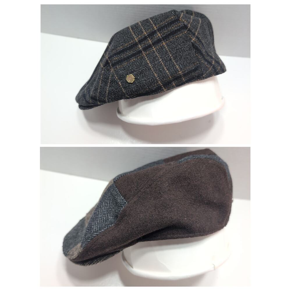 Stetson / Voboom Wool Tweed Irish Flat Caps Size L/XL